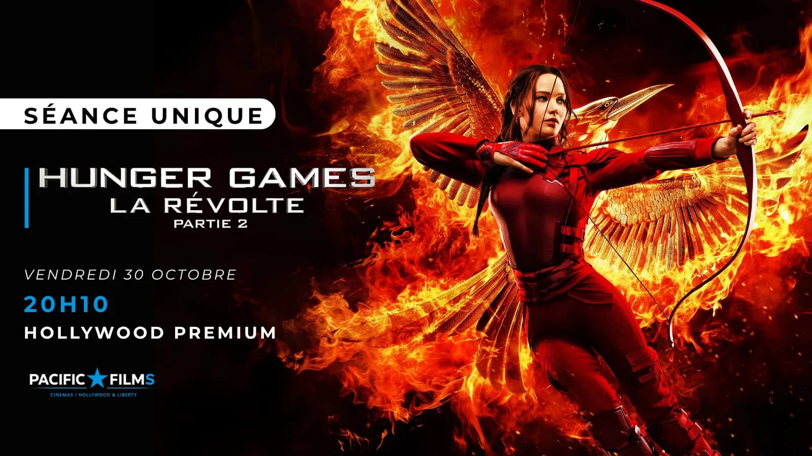 SÉANCE UNIQUE - HUNGER GAMES : LA RÉVOLTE, PARTIE 2