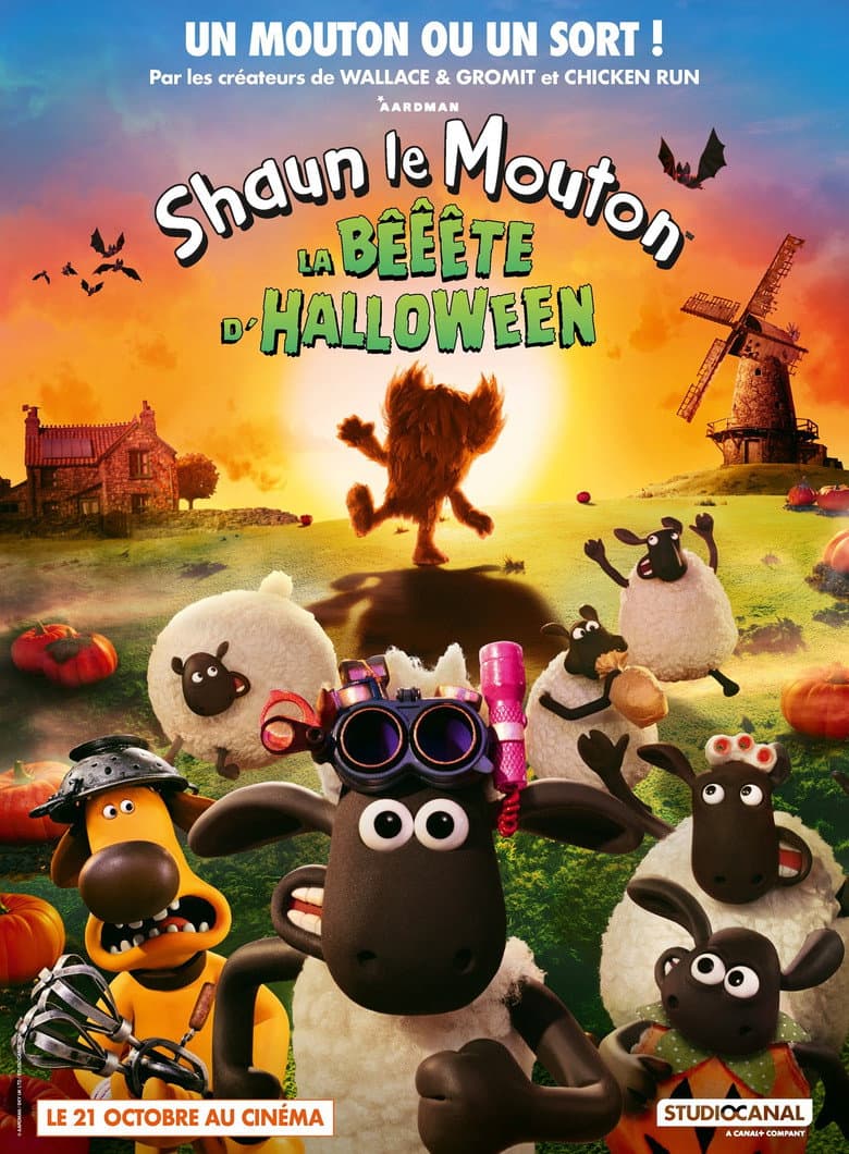 Affiche : Shaun le Mouton : La Bêêête d'Halloween